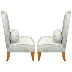 Pair of 1946 "Chauffeuse" Armchairs Attributed to Andre Arbus