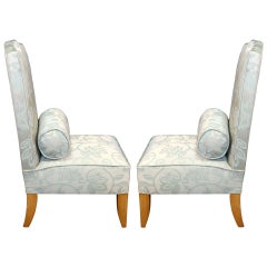 Pair of 1946 "Chauffeuse" Armchairs Attributed to Andre Arbus