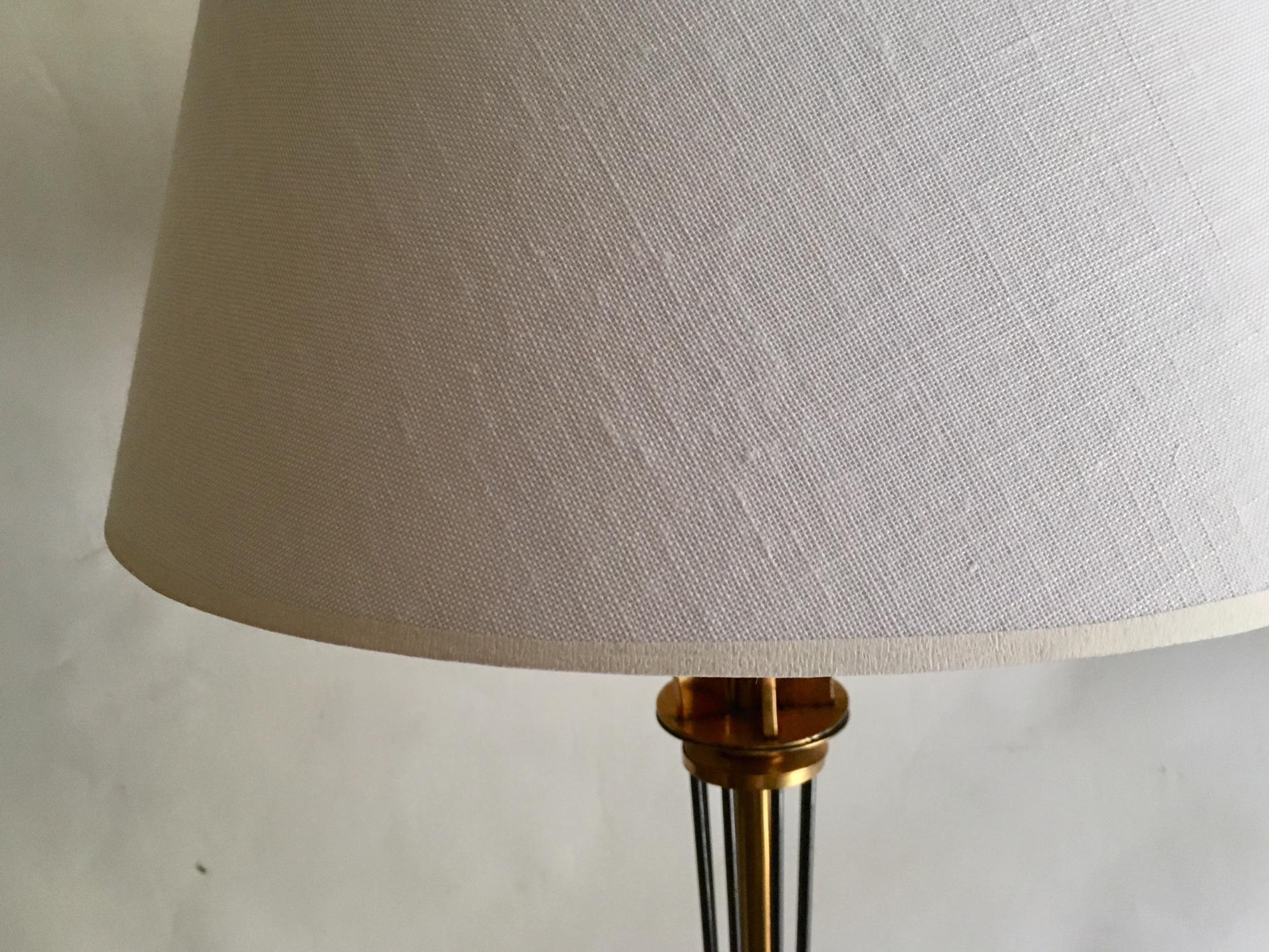 Mid-Century Modern Pair of 1950 French Table Lamps by Maison Arlus