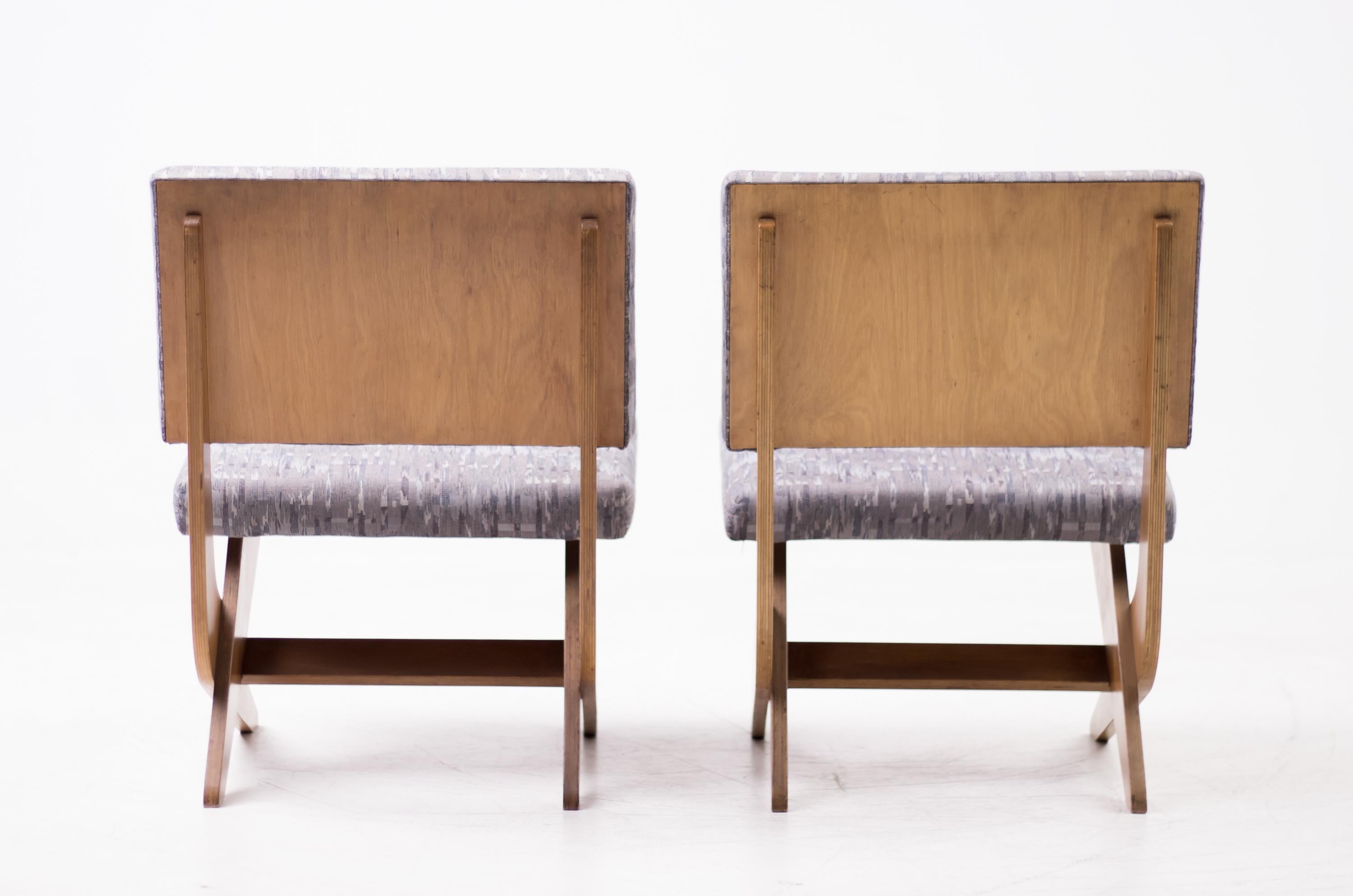 Mid-20th Century Pair of 1950 Scissors Chairs