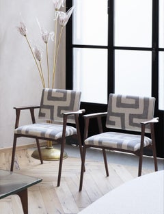 Paar gepolsterte Rosenholzstühle Albini pro Knoll aus den 1950er Jahren