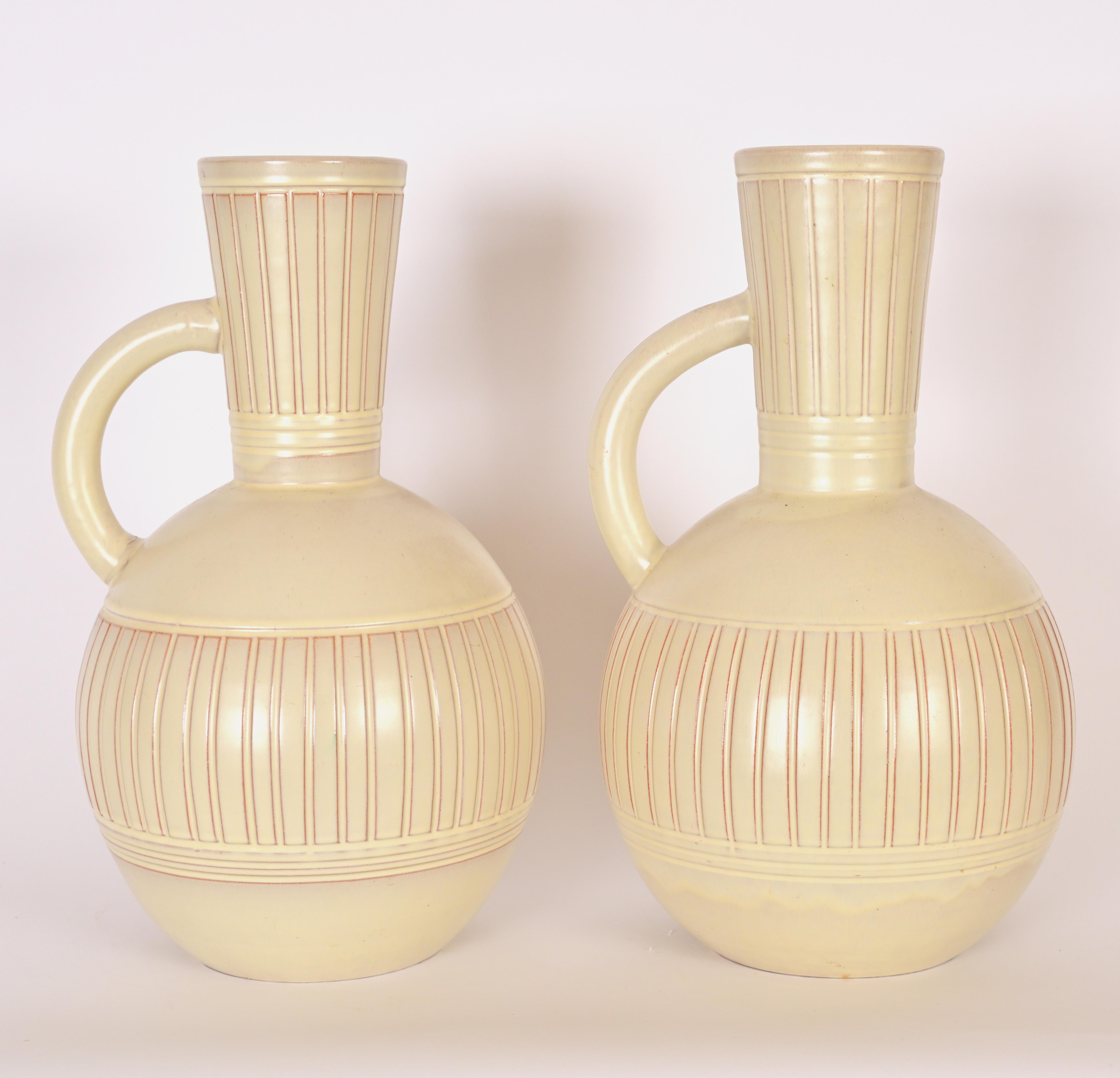European Pair of 1950s Andersson & Johansson Floor Vases  For Sale