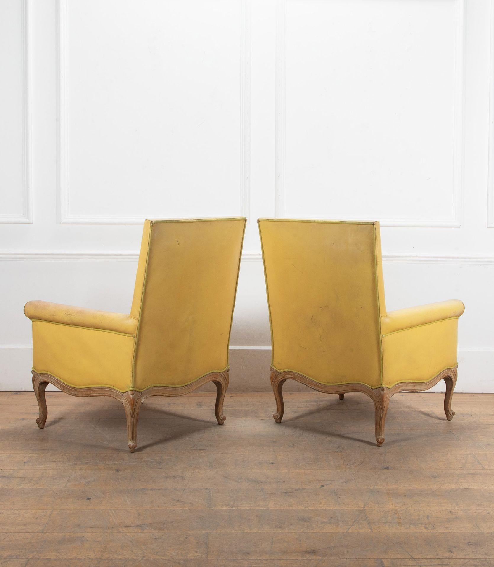 Paire de fauteuils des années 1950 de la Maison Jansen en vente 4