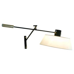 Pair of 1950s Articulated Sconce by Maison Lunel
