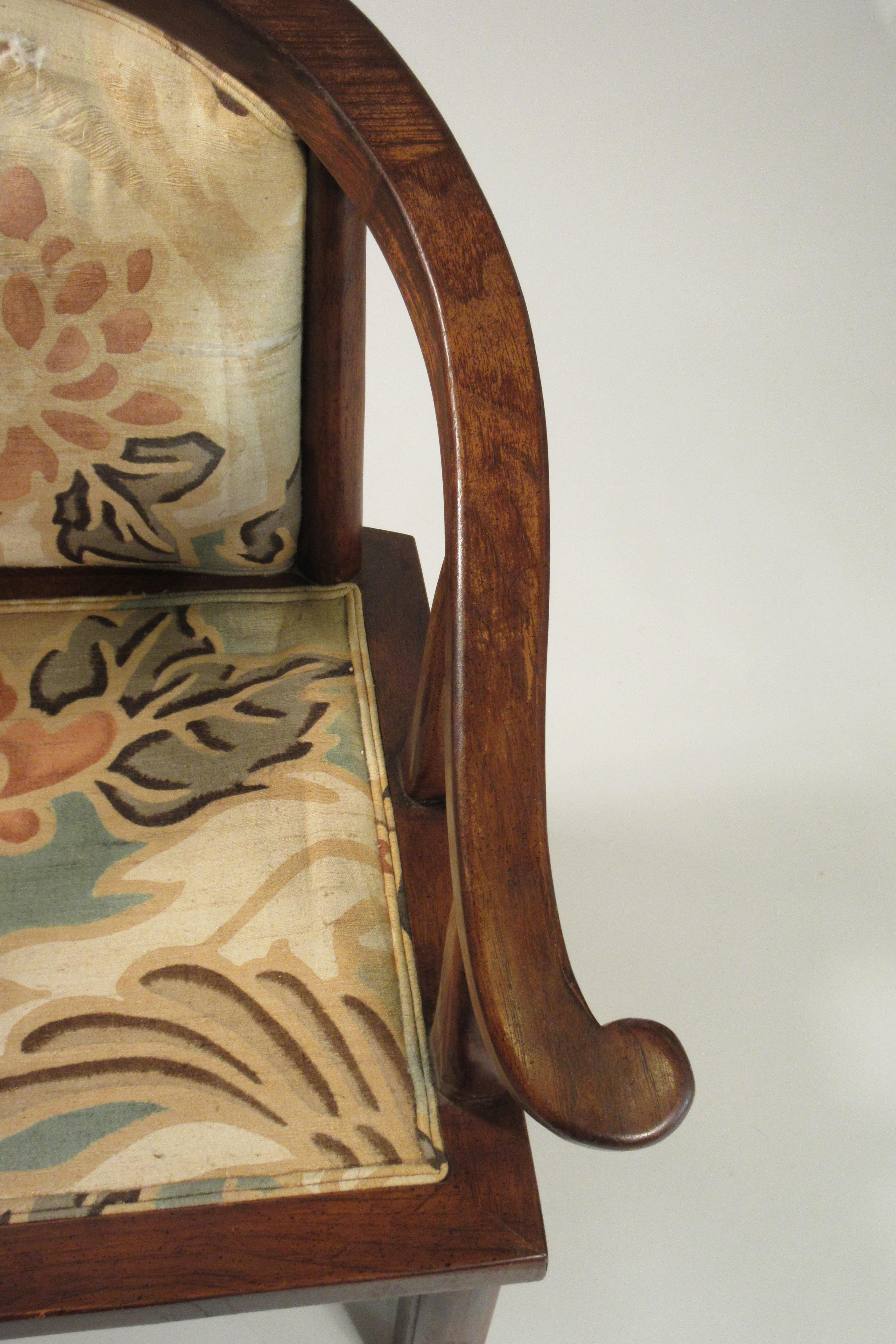 Pair of 1950s Asian Armchairs For Sale 6
