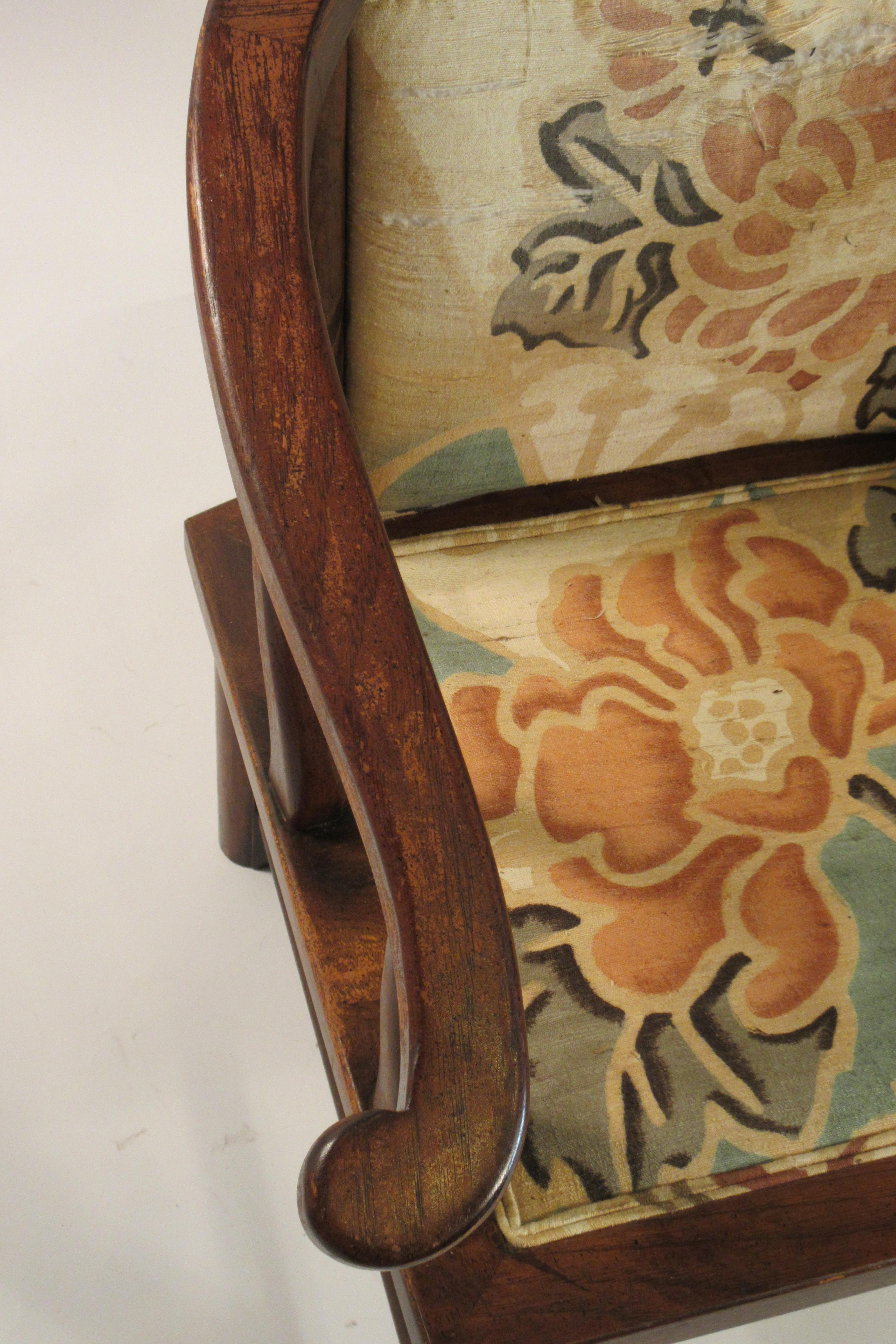 Pair of 1950s Asian Armchairs For Sale 7