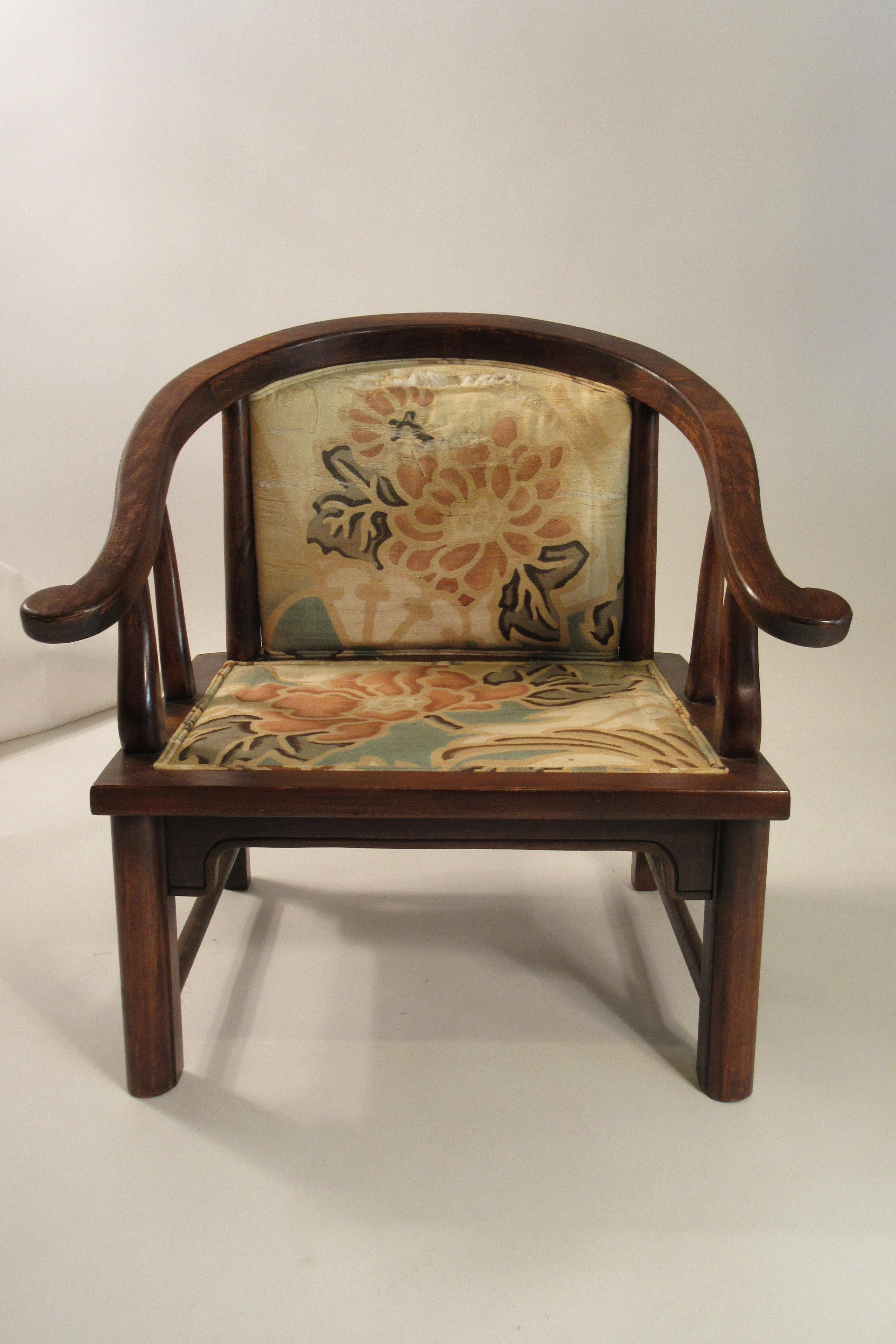 Mid-20th Century Pair of 1950s Asian Armchairs For Sale