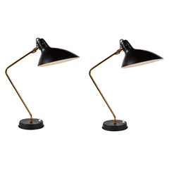 Pair of 1950s Boris Lacroix Table Lamps
