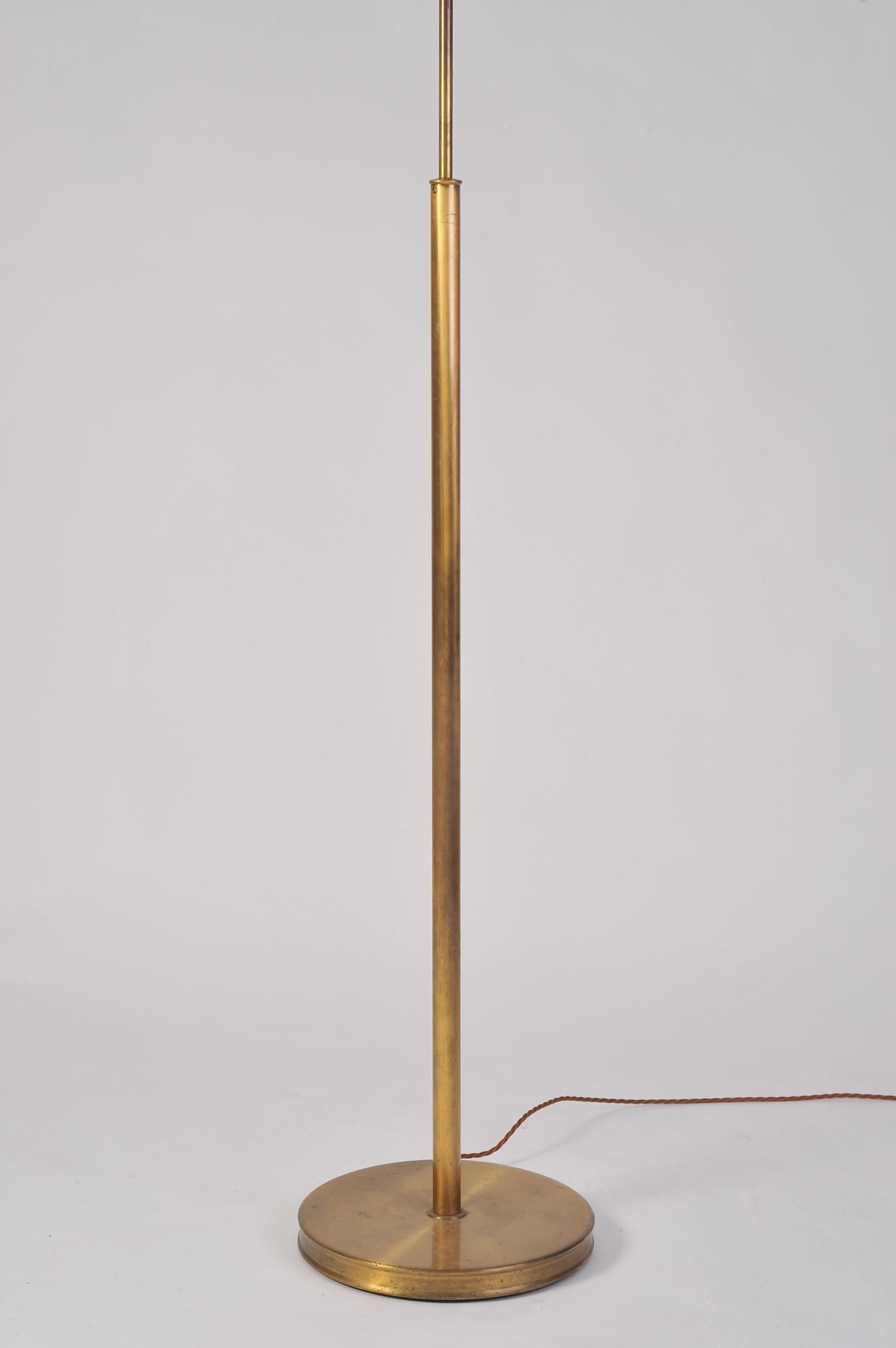 20th Century Pair of 1950s Brass Floor Lamps by Josef Frank, Model 2148