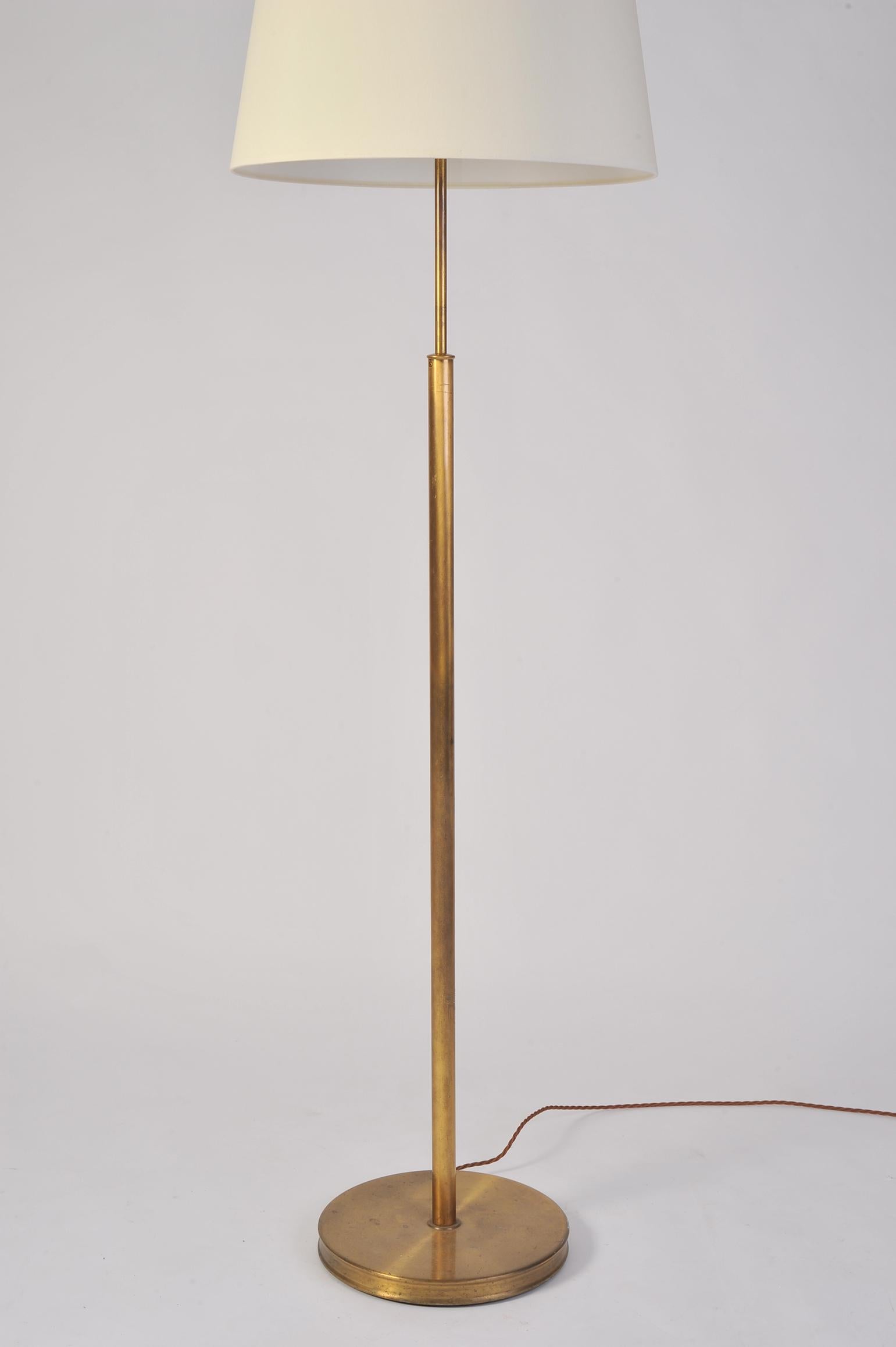 Pair of 1950s Brass Floor Lamps by Josef Frank, Model 2148 1