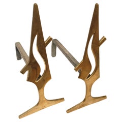 Paar Bronze-Eisen aus den 1950er Jahren