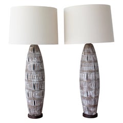 Pair of 1950s Ceramic Table Lamps