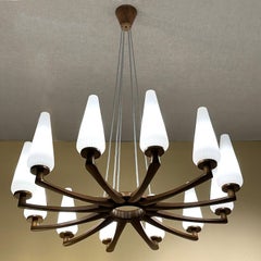 Pareja de lámparas de Uno & Östen Kristiansson para Vittsjö Suecia, años 50