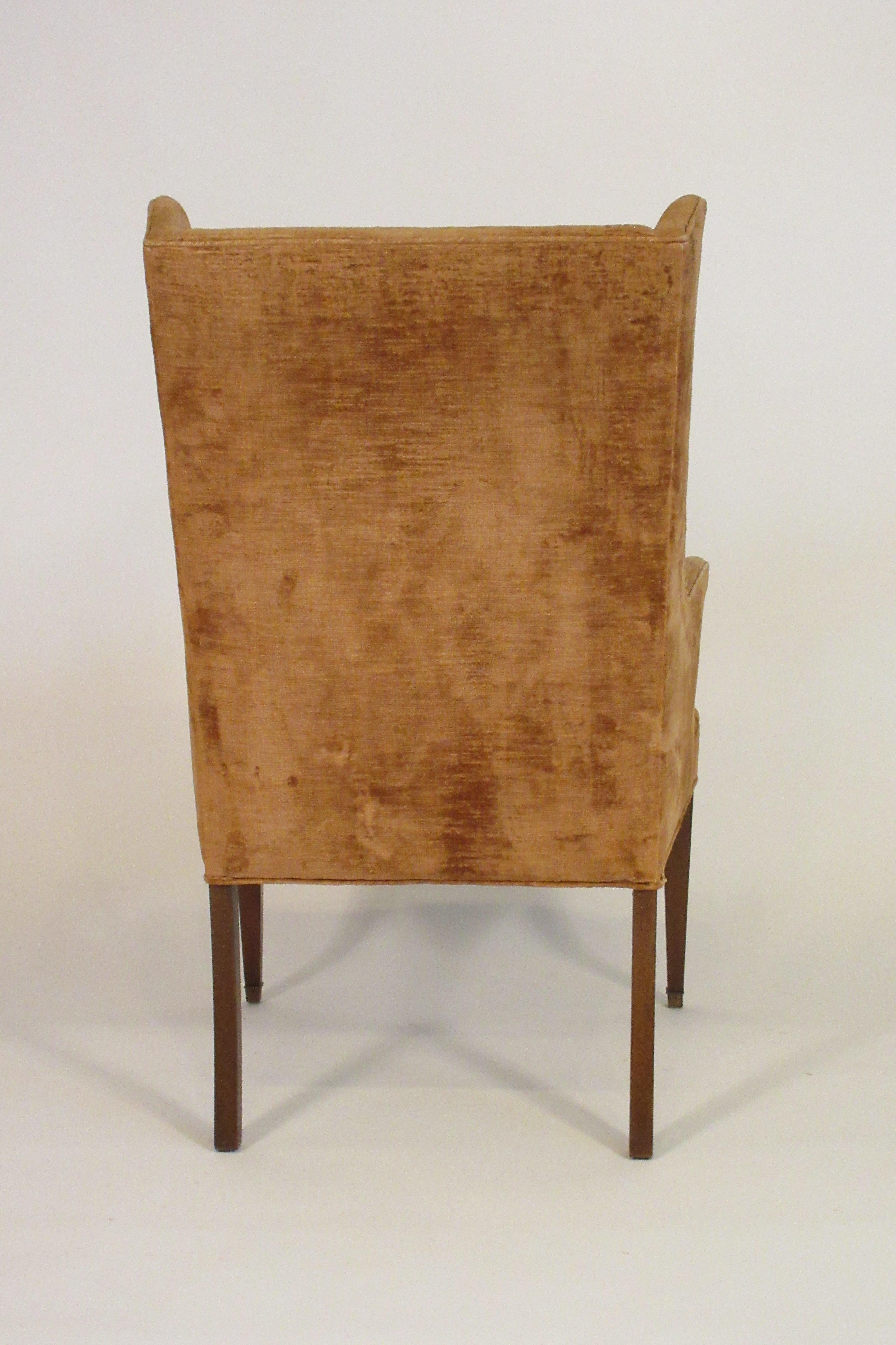 Pair of 1950s Chic Wingback Chairs 5