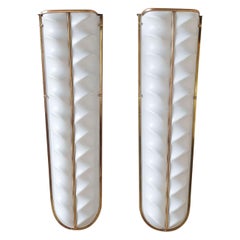 Vintage Pair of 1950s Cinema Wall Lamps
