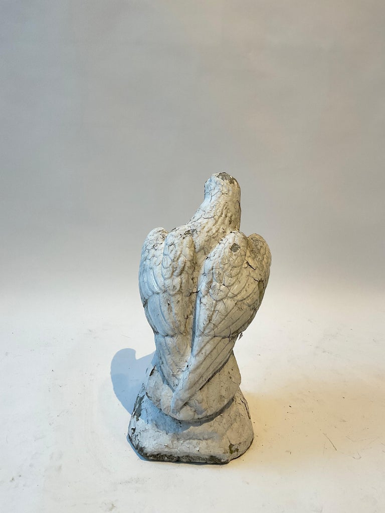 Pair of 1950s Concrete Eagles For Sale at 1stDibs