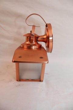 Pair of 1950's copper outdoor/indoor sconces