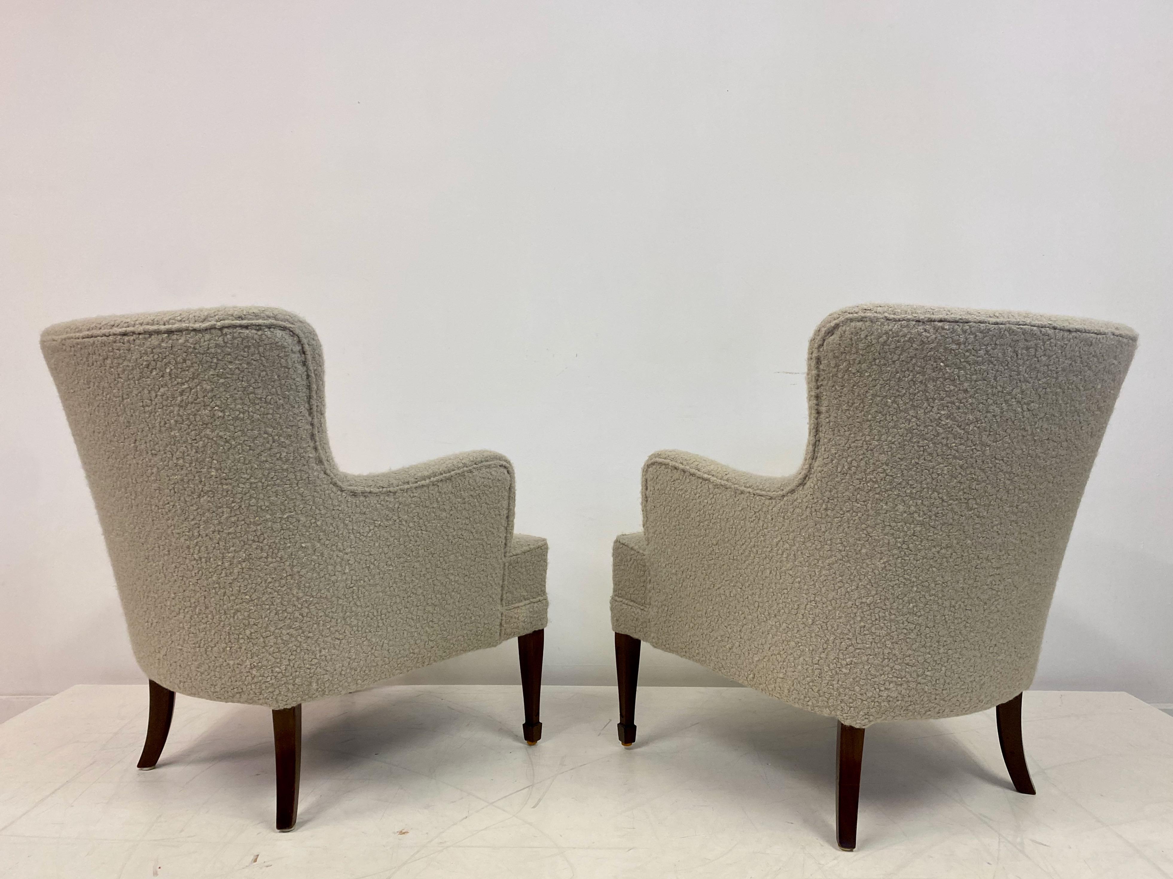 Pair of 1950s Danish Armchairs by Frits Henningsen For Sale 4