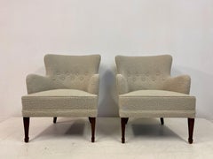 Pair of 1950s Danish Armchairs by Frits Henningsen