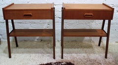 Pair of 1950s Danish Modern Teak Side Tables