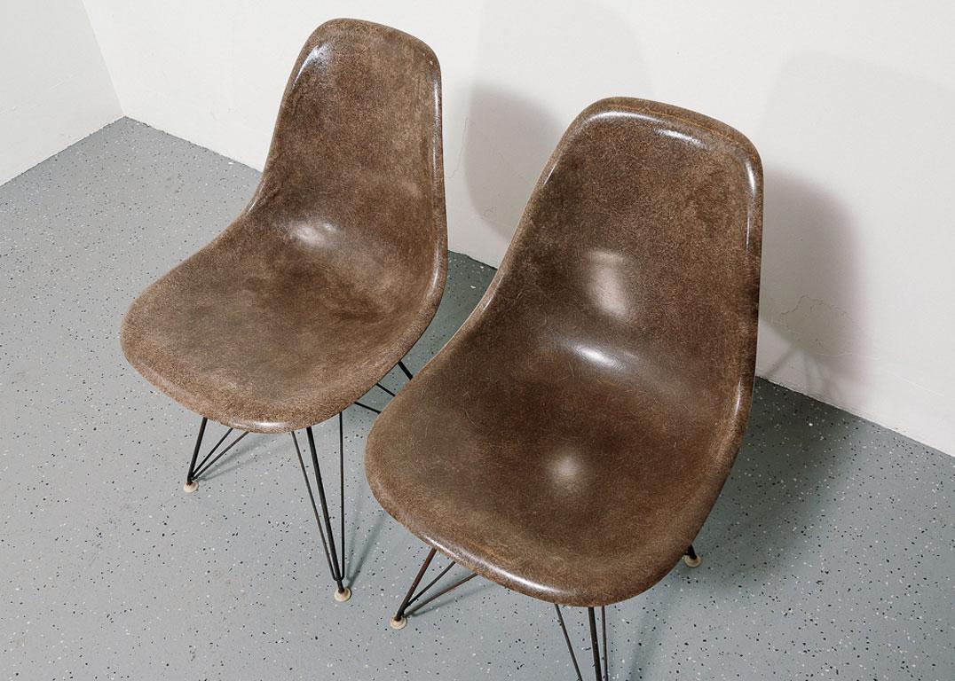 Pair of 1950s Eames DSR Side Chairs 9