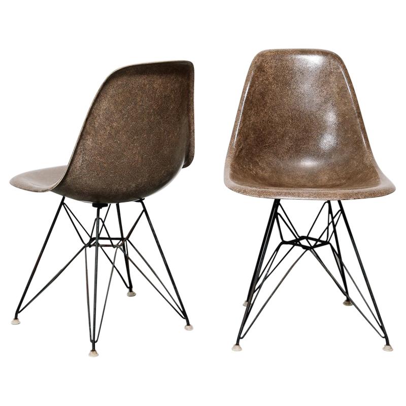 Pair of 1950s Eames DSR Side Chairs