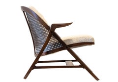 Pair of 1950s Edward Wormley for Dunbar Cane back Chairs model 5700a