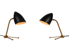 Pair of 1950s Finnish Table Lamps Attributed to Mauri Almari