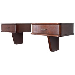 Pair of 1950s Floating Nightstands by A.Patijn