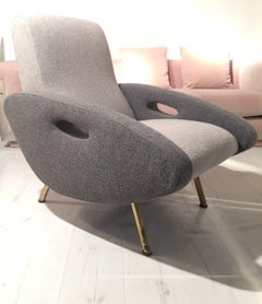 Ein Paar Francois Letoneur-Sessel aus den 1950er Jahren