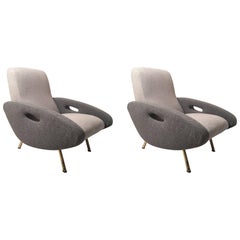 Pair of 1950s Francois Letoneur Armchairs