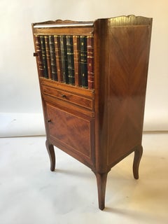 Pair of 1950s French Faux Book End Tables