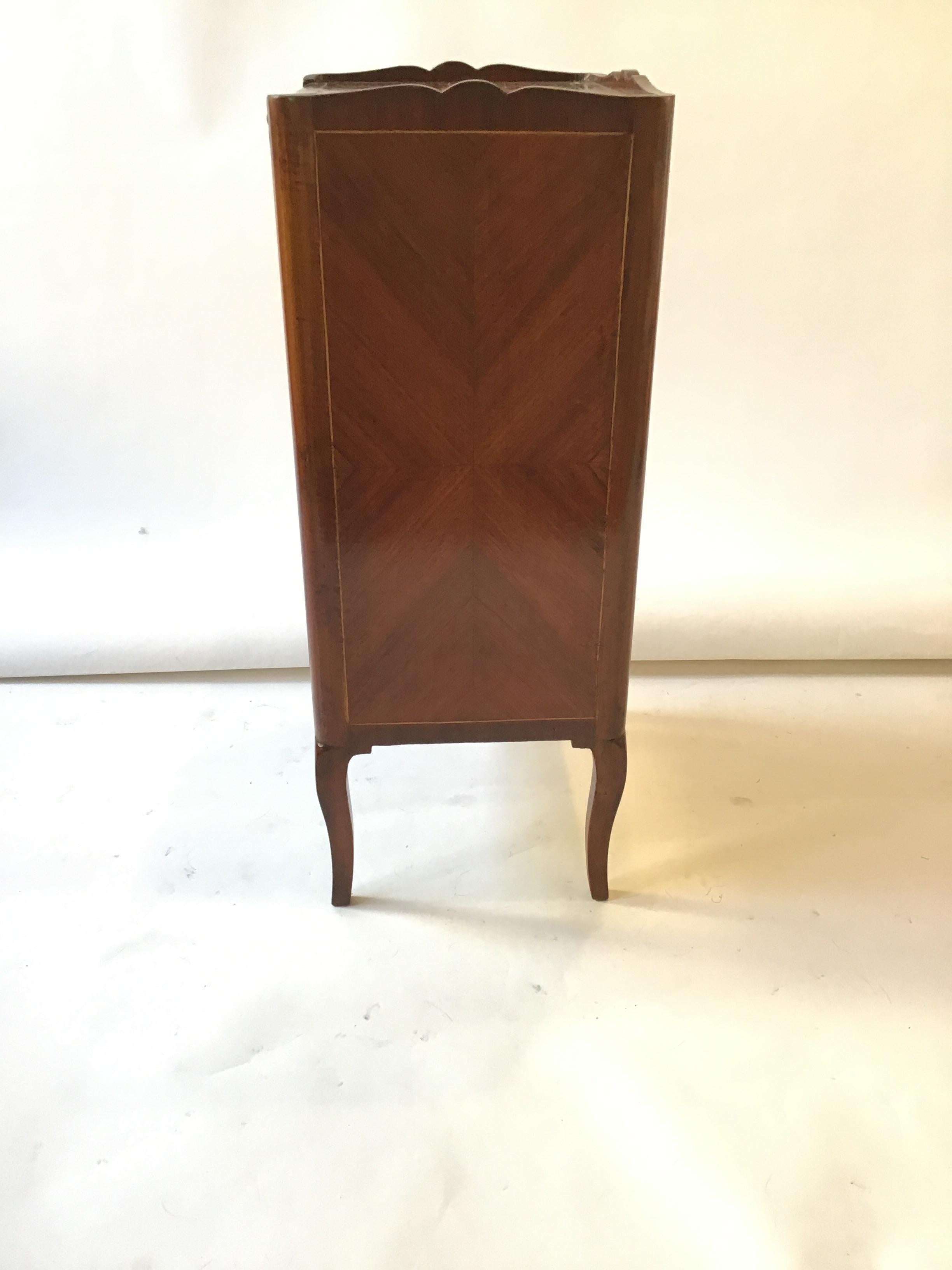 Mid-20th Century Pair of 1950s French Faux Book End Tables