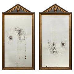 Pair of 1950s French Neoclassical-Style Mirrors
