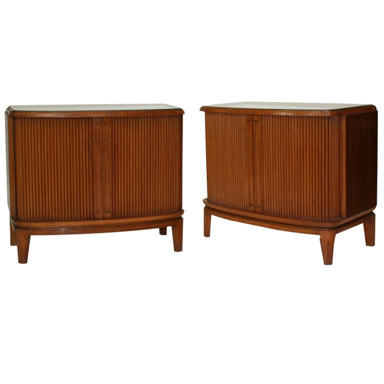Pair of 1950's French Nightstands
