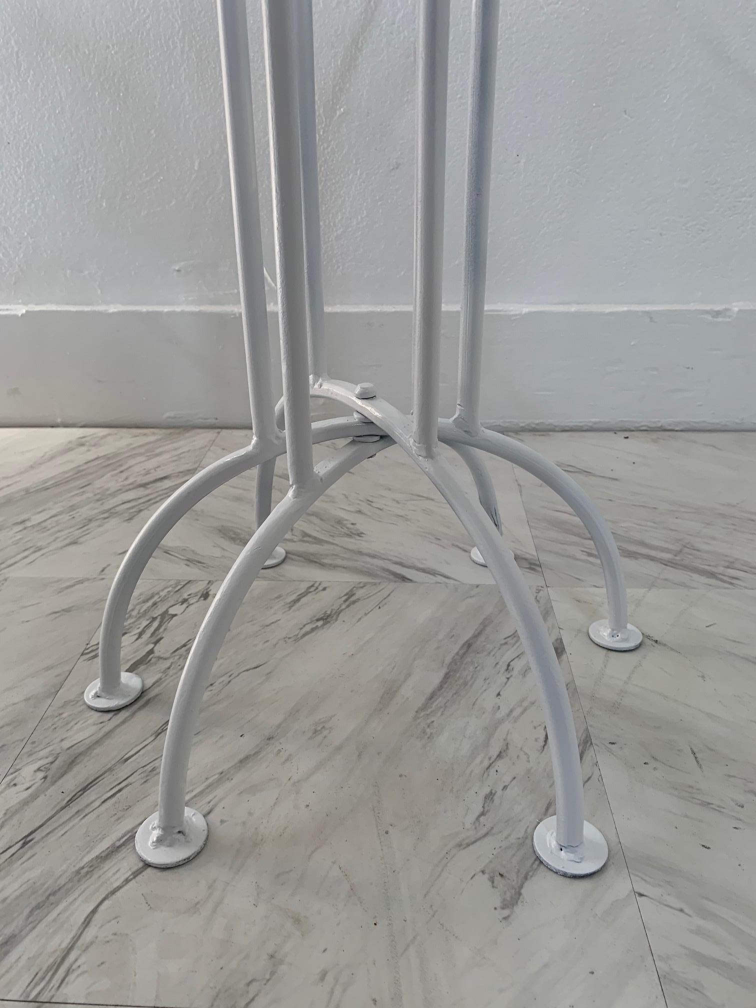 Mid-Century Modern Pair of 1950s French Wrought Iron Planters For Sale