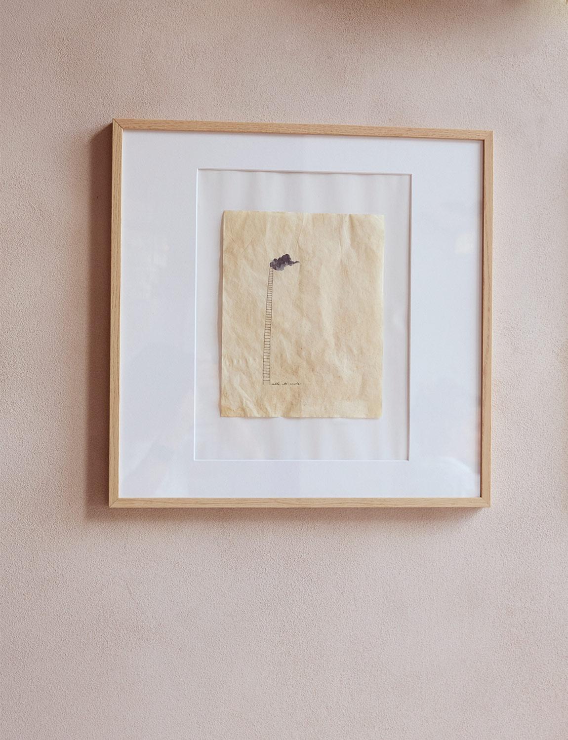 Pair of 1950s Gio Ponti Cloud Sketches im Zustand „Gut“ im Angebot in Florence, Tuscany