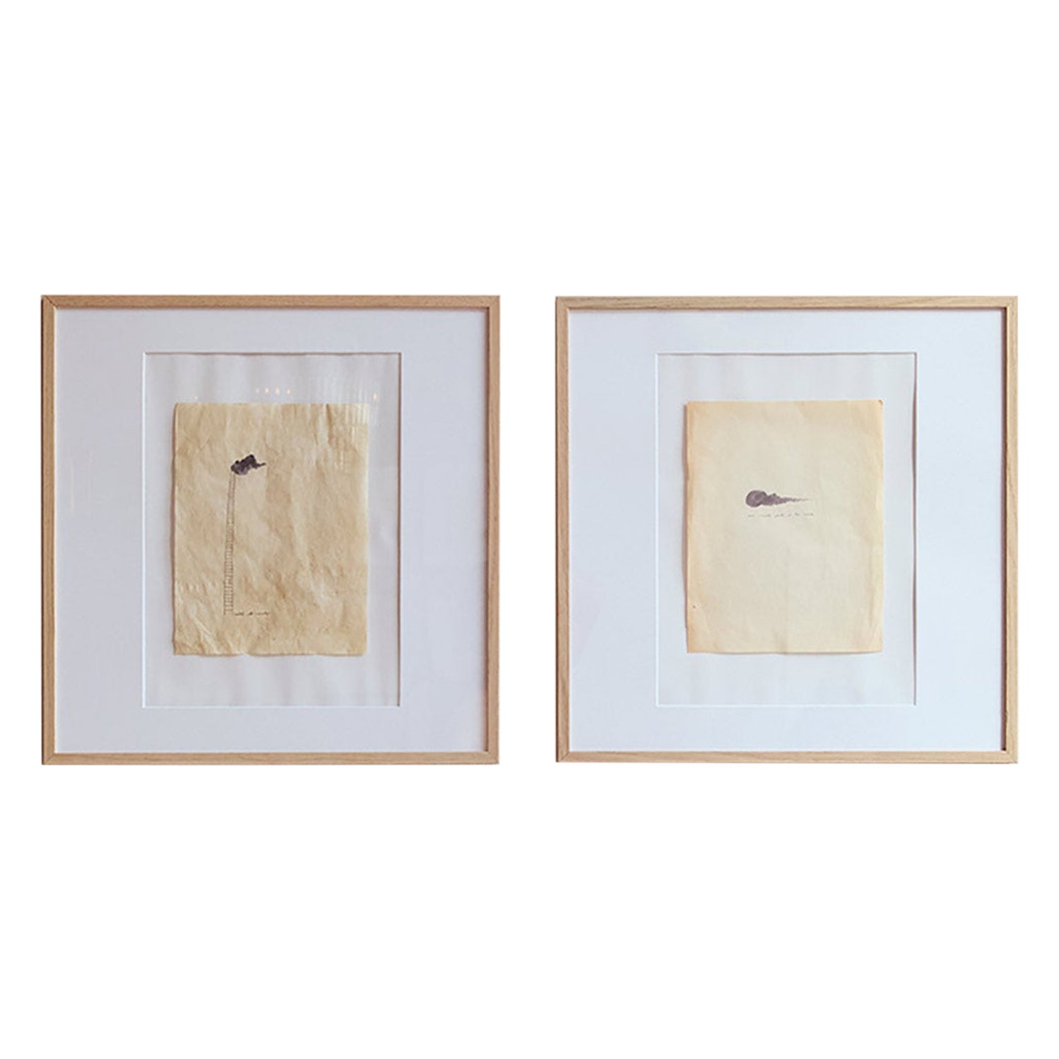 Paire d'esquisses de nuages de Gio Ponti des années 1950 en vente