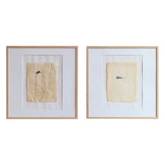 Pair of 1950s Gio Ponti Cloud Sketches