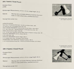 Paar 1950er Giuseppe Ostuni #109-1 'Tubetto 2 Snodi Piccoli' Wandleuchter für Oluce