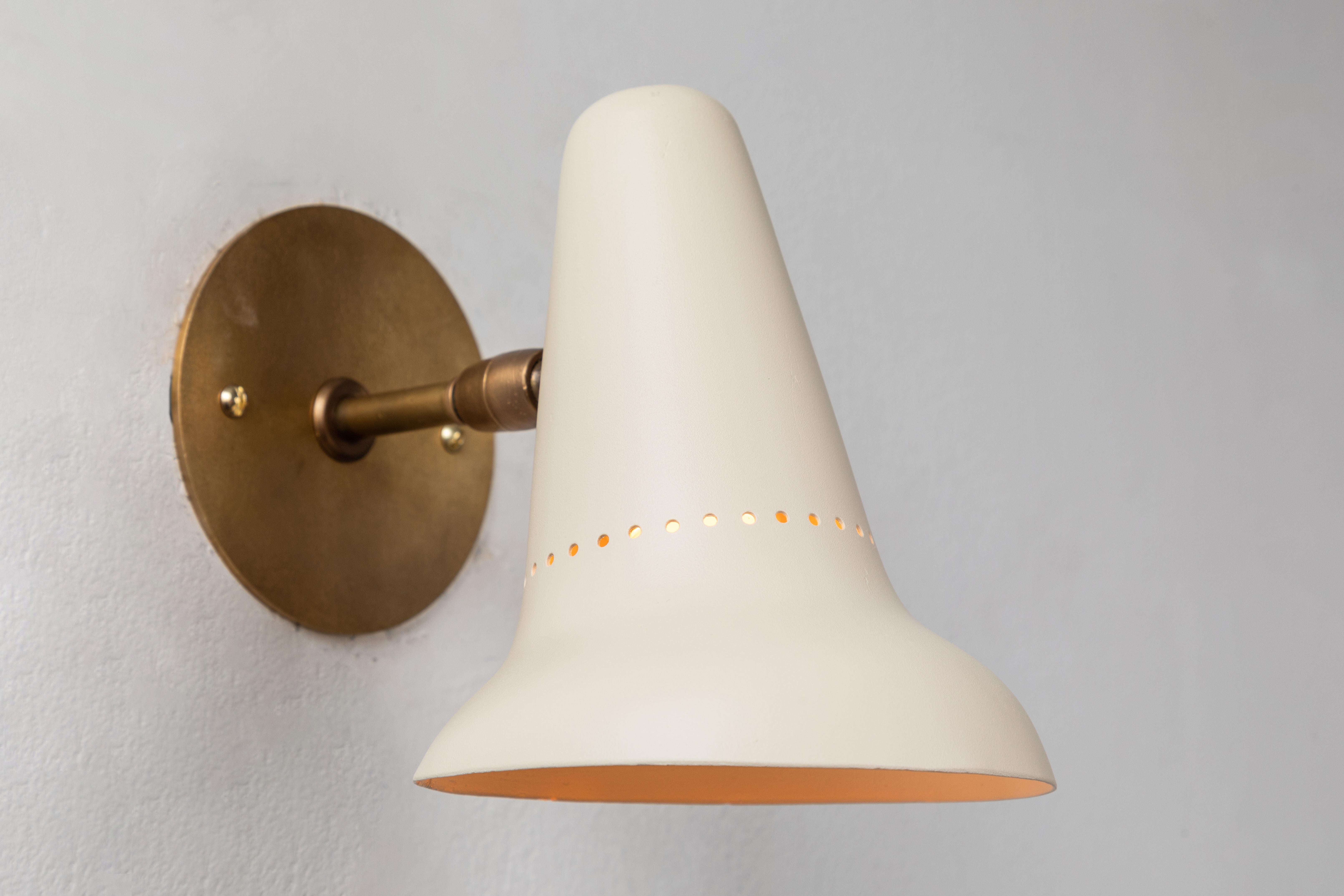 Pair of 1950s Giuseppe Ostuni Articulating Sconces for O-Luce In Good Condition In Glendale, CA