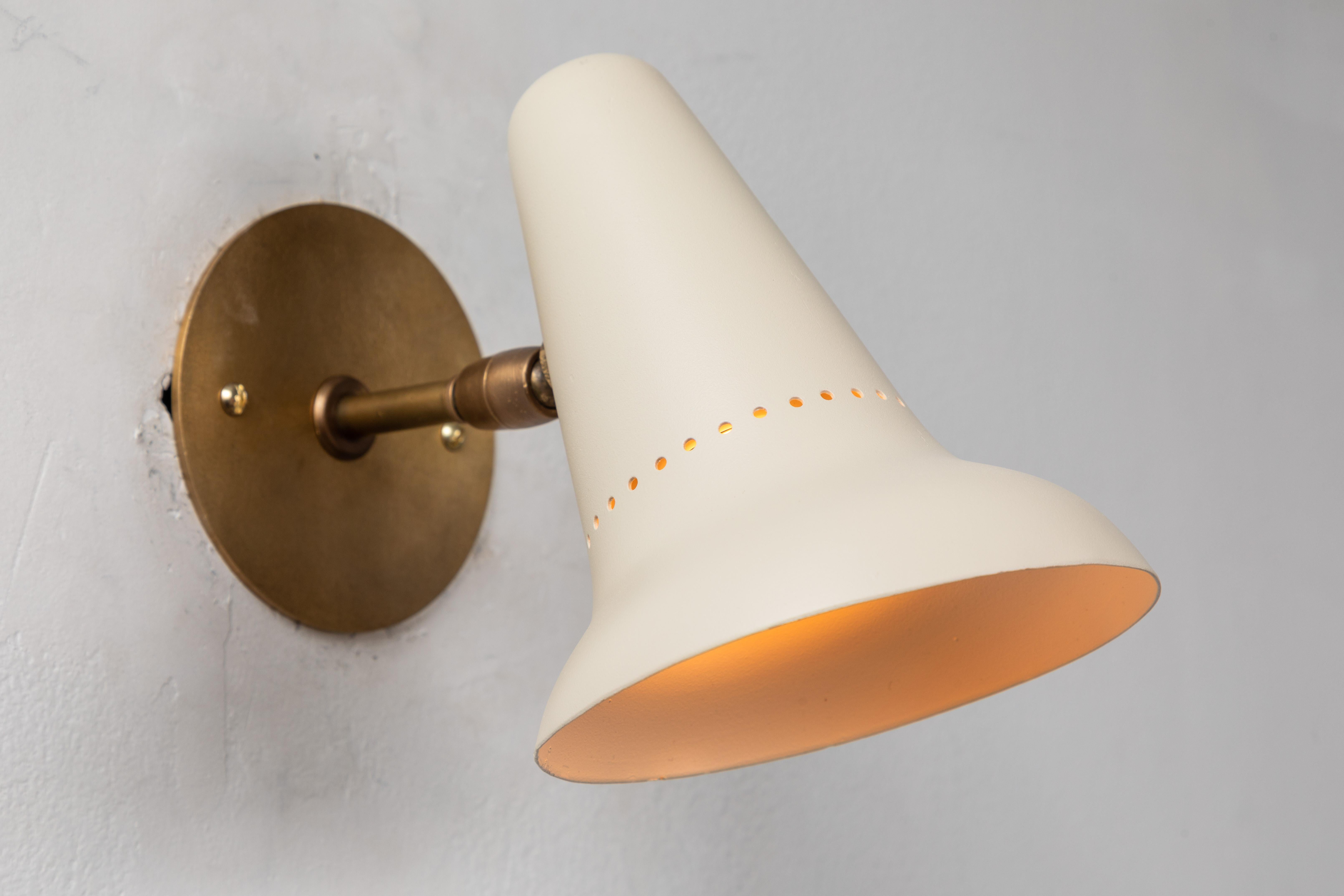 Mid-20th Century Pair of 1950s Giuseppe Ostuni Articulating Sconces for O-Luce