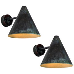 Pair of 1950s Hans-Agne Jakobsson 'Tratten' Outdoor Sconces