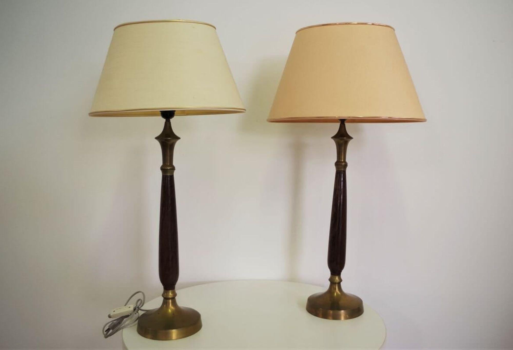 Paire de lampes de table 