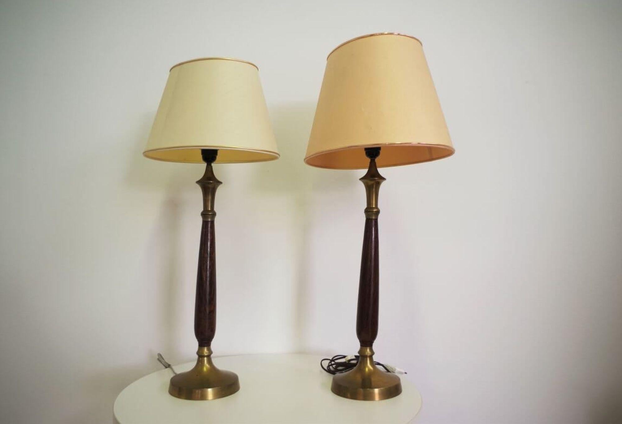 Italian Paire de lampes de table 