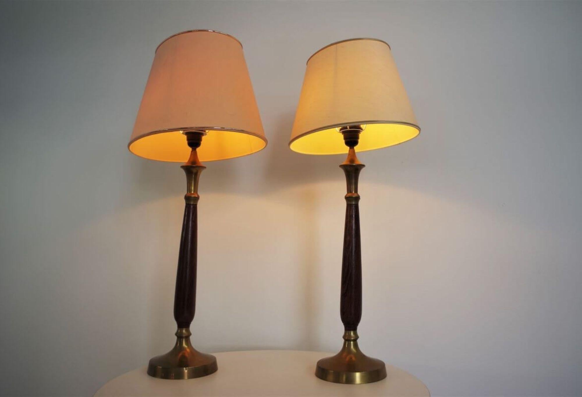 Paire de lampes de table 