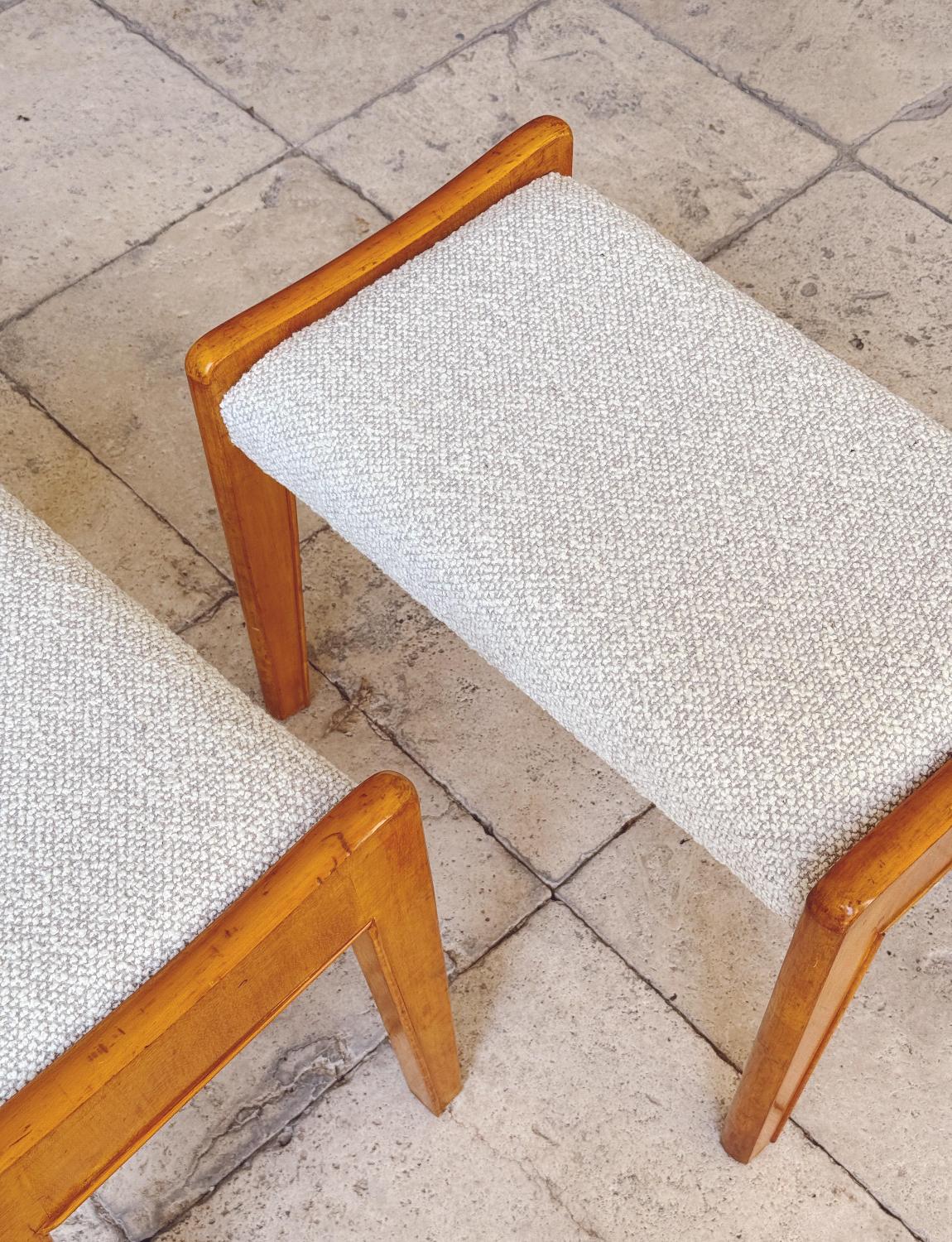 Italian Pair of 1950s Ico Parisi Foot stools For Sale