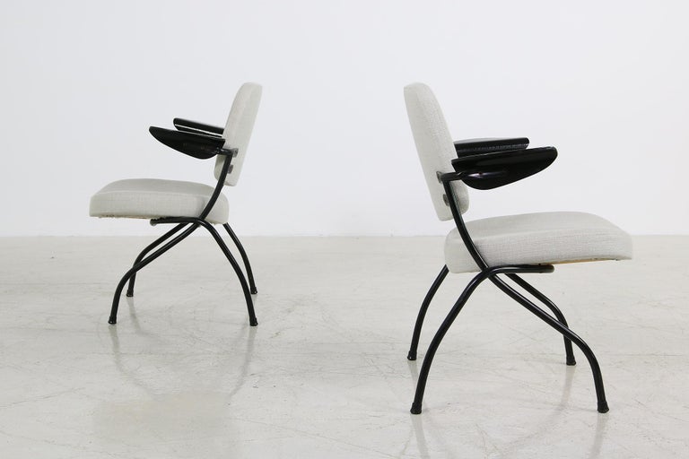 Mid-Century Modern Pair of 1950s Ilmari Tapiovaara Scandinavian Organic Lounge Chairs, Midcentury For Sale