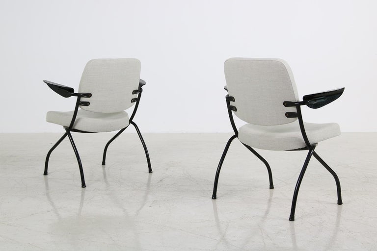 Pair of 1950s Ilmari Tapiovaara Scandinavian Organic Lounge Chairs, Midcentury In Good Condition For Sale In Hamminkeln, DE