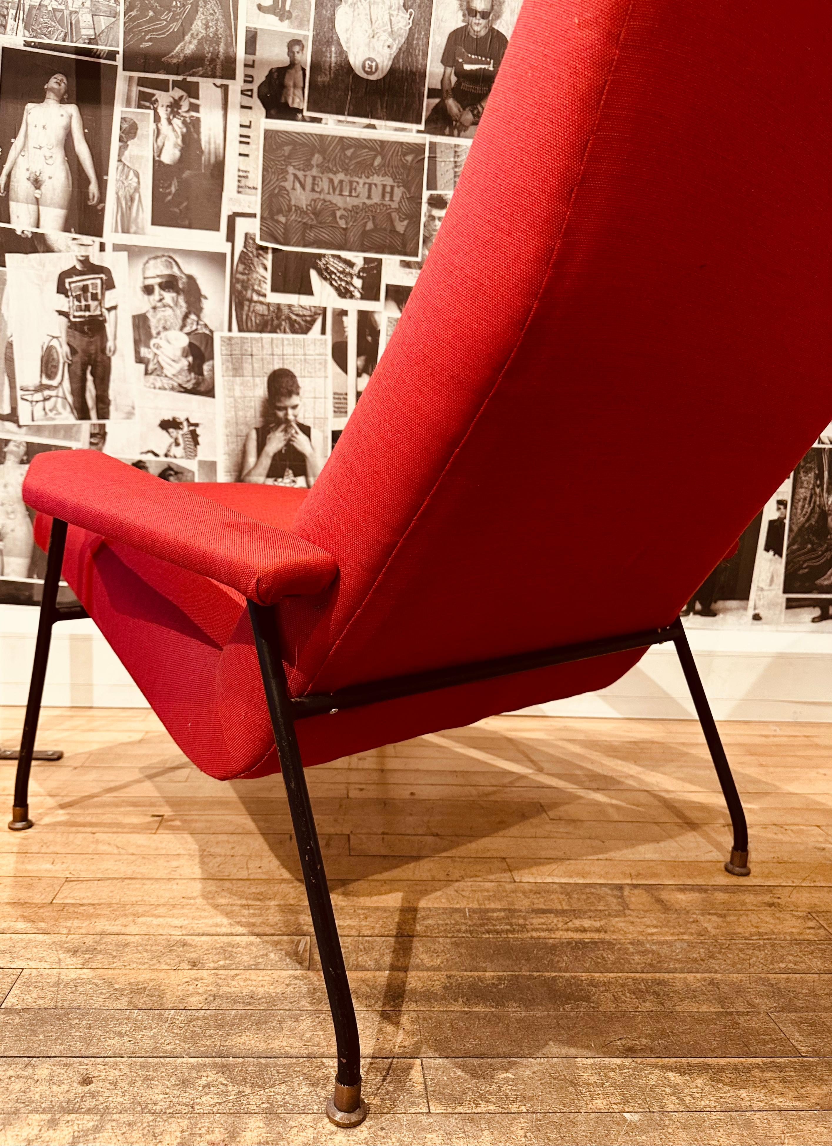 Paire de fauteuils italiens des années 1950 attribués à Augusto Bozzi pour Saporiti  en vente 3